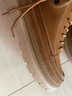 他她商场同款短靴男靴工装鞋真皮加绒厚底马丁靴秋冬VEL01DD3 土黄（绒里） 42 实拍图