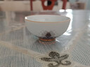 容山堂珐琅彩泡茶杯陶瓷主人杯单杯茶盏公道杯盖碗茶洗功夫茶具壶承茶壶 海浪纹茶漏及托架-金丝珐琅彩 实拍图