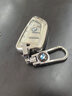沃霆宝马3系X3/X1/X5/X7钥匙包1系530li全包壳5系7系刀锋男女钥匙扣套 A款（电光银+金属扣） 实拍图