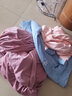雅鹿冬季双面牛奶绒四件套加厚珊瑚绒床单被套法兰绒床笠被罩床上用品 浅蓝+桃粉【双面加厚牛奶绒】 1.8m 床单款 四件套-被套200*230cm 实拍图