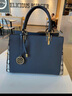 尔羊奴（ERYONOU）牛皮真皮女包包女款2025年新款手提斜挎包生日礼物送妈妈包结婚包 蓝色 实拍图