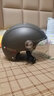 BEON摩托车头盔电动车3C认证男女四季儿童轻便半盔安全帽个性夏季透气 哑铜金 L 实拍图