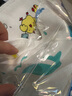 越贝乐儿童纯棉吸汗巾幼儿园宝宝纱布隔汗巾婴儿加大全棉垫背擦巾可印名 六层正常厚度（大眼萌款） 42*28cm（建议5-8岁）四条 实拍图