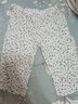 AB内衣睡裤女中老年春夏纯棉居家吸汗宽松透气女士中裤薄款家居裤 小碎花G790 L 实拍图