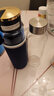 赢容玻璃杯豆浆便携耐热花茶水杯大容量水瓶创意随手杯子保温杯套 360ml提绳款+藏青色杯套 实拍图