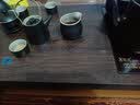 树彬功夫茶具套装家用客厅陶瓷泡茶杯实木茶盘一体式茶壶全自动上水 黑色月牙+黑陶月牙提梁壶配双桶 实拍图