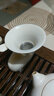豹霖 茶漏汝窑茶漏功夫茶具配件茶叶滤茶器 陶瓷冰裂过滤网器 陶瓷茶漏-佛手+白瓷茶滤 实拍图