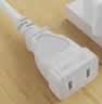 安保力科 监控摄像头公母插头两孔2脚带线AC220V电源延长线风扇充电电源插座800W内用 0.5平带线母插（5根） 实拍图