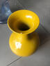 傲世景德镇瓷器黄色花艺插花瓶客厅摆件家居博古架茶室装饰品瓷瓶摆设 大号纯黄赏瓶+底座 实拍图