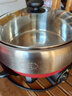 永兴无涂层电火锅家用分体式可拆洗多用途锅多功能插电热锅2-3-4升304不锈钢带蒸笼煎烤炒菜煮面锅4L 4L 带蒸笼 实拍图