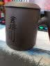 豪祥（HAOXIANG）豪祥紫砂茶杯茶水分离办公杯马克杯家用接待带盖过滤内胆喝泡茶杯 木手柄紫砂办公杯-舍得-三件套 实拍图