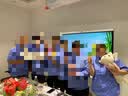 惠妮宝贝 毛绒玩具免子玩偶抱枕网红大白兔兔布娃娃睡觉长条抱枕表白礼物 粉色款 60厘米 实拍图