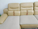 欣雨禾皮沙发专用垫 真防滑坐垫冬季透气布艺简约组合沙发保护套罩四季 防滑升级米黄色 贵妃L型定制一张 实拍图