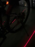 JIEYIDA自行车灯山地车尾灯夜骑警示灯激光线爆闪后尾灯骑行装备单车配件 彩灯-平行线 实拍图