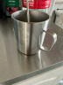 无印良品（MUJI）不锈钢双层马克杯 咖啡杯 办公室水杯杯子保温保冷 银色 490ml 实拍图