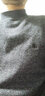 恒源祥羊毛衫男士薄款高翻领毛衣针织衫男装 08591039 深灰 170/88A  实拍图