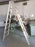 思德尔澳款双面A梯人字梯家用铝合金梯子加厚加宽铝梯步折叠合页梯 【银色】八步梯 2.4米 实拍图