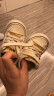 泰兰尼斯童鞋春季婴儿软底学步鞋211系列男女童小白鞋1-3岁宝宝鞋子 白黄 19(13.0cm适合脚长12.0cm) 晒单实拍图