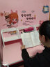 麒年轩 北欧实木书桌家用小户型办公桌学习桌简约书柜组合课桌小学生实木作业桌椅套装写字桌笔记本电脑桌子 粉色 1米书桌+书架+椅子 实拍图