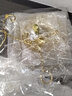 喜得润 客厅茶几家用糖果零食盘水果盘下午茶甜品台点心架轻奢多层果盘 麋鹿琥珀果盘-分叉 实拍图
