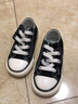 匡威（Converse）童鞋低帮儿童帆布鞋经典款1970S男婴童鞋新款女宝宝魔术贴布鞋 黑色 23 【建议脚长14cm】 实拍图