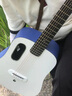 拿火吉他（LAVAGUITAR）LAVA ME play智能民谣吉他初学者乐器入门旅行自学吉他 深蓝配霜白【配标准琴包】 36英寸 实拍图