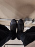 斯凯奇（Skechers）商务休闲皮鞋男一脚蹬工作鞋舒适低帮休闲鞋流行正装鞋 77157 黑色/BLK 42.5 实拍图