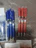 得力（deli） 按动中性笔芯0.5mm弹簧头按动笔芯大容量水笔替芯笔芯签字笔按压式笔芯 3支得力按动笔+20支得力蓝色笔芯 实拍图