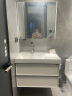 心海伽蓝（SHKL） 浴室柜组合美妆智能镜柜卫生间洗手洗脸盆柜组合陶瓷一体盆4451 80CM美妆智能款-现货 实拍图