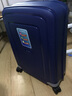 新秀丽（Samsonite）欧洲进口时尚纯色卡扣拉杆箱男女旅行行李箱10U 深蓝色20英寸 现货速达 实拍图