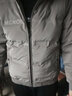 啄木鸟羽绒服男冬季新款男士冬装外套男上衣服男新款中青年短款立领加绒 2286黑色 XL 实拍图