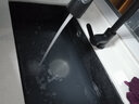 意狄讴（Yedeeo）意大利石英石水槽厨房洗手池洗菜盆花岗岩单槽台下盆洗碗槽黑7088 【7078SY】780*470裸盆配置 实拍图