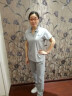 慕姝妈妈夏装运动套装中老年女装夏装短袖T恤小衫大码休闲时尚两件套 葡萄紫  L建议80-100斤 实拍图