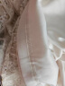衣香丽影白色方领蕾丝连衣裙女夏季高级感流行法式裙子 奶茶米 S 晒单实拍图