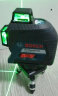 博世（BOSCH）绿光激光水平仪12线贴墙仪GLL3-60XG高精度激光打墙平水标线仪 主机标配+国产旋转底座+三脚架 实拍图