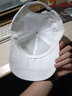 沐驰斯顿 帽子男女韩版潮流百搭户外棒球帽四季遮阳帽时尚简约太阳帽防晒帽长檐鸭舌帽 横杠+白色 可调节 实拍图