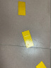 齐鲁安然 反光警示胶带 反光带 安全反光膜 地面/墙面，车库用地贴标识带反光贴 反光条 纯黄 宽5公分 实拍图
