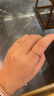 钻石世家初心系列18K金戒指 素金彩金戒指女式简约款 母亲节礼物 15号 晒单实拍图