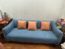 帕布（pabu）沙发套罩全包加厚玉米粒沙发套子全罩布艺皮沙发通用防滑保护罩 西湖蓝 三人（适用190-230cm长度）单件 实拍图