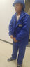 骑安雨衣雨裤套装男女成人透气加厚分体户外骑行外卖电动摩托车防暴雨 宝蓝色 2XL (适合身高170-175) 实拍图