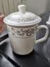 天城一品 酒店宾馆客房茶杯陶瓷水杯带盖纯白高档会议杯盖杯水杯子马克杯 水杯-华银河款 实拍图