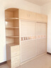 栩苏尔【现货闪发】  大衣柜简约衣柜卧室家具推拉门衣柜 原木色（环保免漆板材） 2米主柜+顶柜+角柜 实拍图