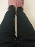 安踏运动长裤女 冬季收口小脚裤子内里加绒针织运动裤 （加绒款）基础黑 L(170/76A) 实拍图