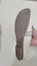 奥古狮登（Agsdon）包头半拖鞋女方头蝴蝶结穆勒拖鞋百搭低跟凉拖 432166 米色 37 晒单实拍图