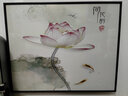 柳莺花燕免打孔电表箱装饰画现代简约客厅餐厅挂画电闸箱配电箱遮挡壁画 纤尘不染 55X45遮挡45X35表箱 上掀款 实拍图