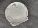 mornenjoy碗碟套装家用 餐具套装10人组合景德镇陶瓷碗盘整套欧式金边 【天元煲骨碟版】方形春风十里【可微波炉洗碗机】 60头 实拍图