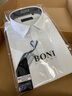 【银离子抗菌易烫易打理】BONI/堡尼商务男装夏季白短袖衬衣银离子抗菌衬衫 男 纯棉 舒适绅士男衬衫 白色 VGJ11A21B 40 实拍图