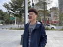 杉杉商务中长款连帽风衣男2025秋季新款纯色防风抗皱垂顺干部外套201 藏青 XL (180) 实拍图