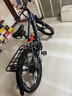 凤凰电助力自行车锂电变速电动山地车青少年通勤代步NFC仪表电瓶车 Q1深蓝/高配双重减震/48V一体轮 10AH/禧玛诺7级变速/26寸 实拍图