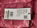 雅鹿轻薄羽绒服女短款连帽秋冬新款90绒轻便外套ap 浅紫色 175/XXL 实拍图